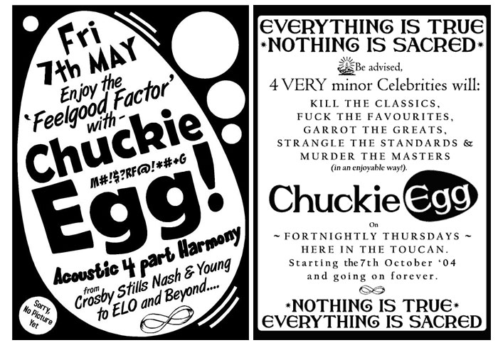 Chuckie Egg Posters