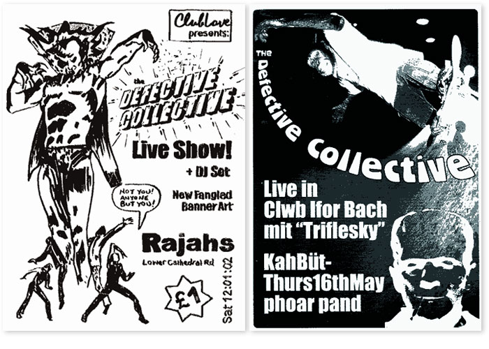 Defective Collective posters